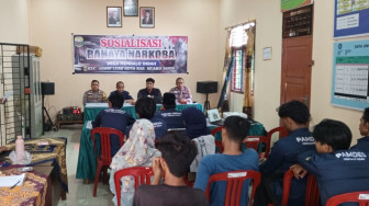Pemdes Mendalo Indah Sosialisasikan Bahaya Narkoba ke Karang Taruna